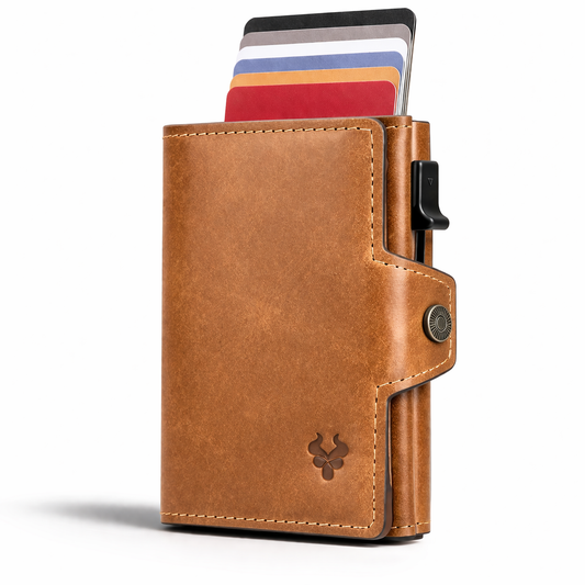 AlphaHold Leather Wallet Executive Slim Vault